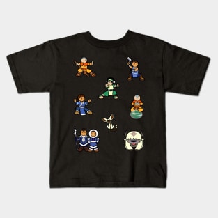 ATLA Mini Stickers: Gaang Kids T-Shirt